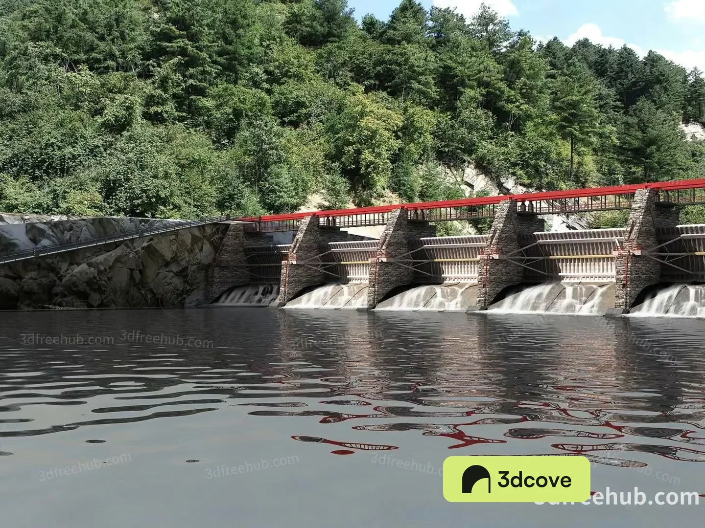 A Bridge Over A Body Of Water