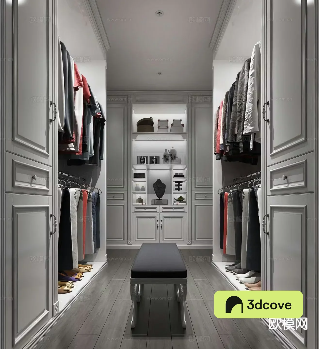 European style cloakroom