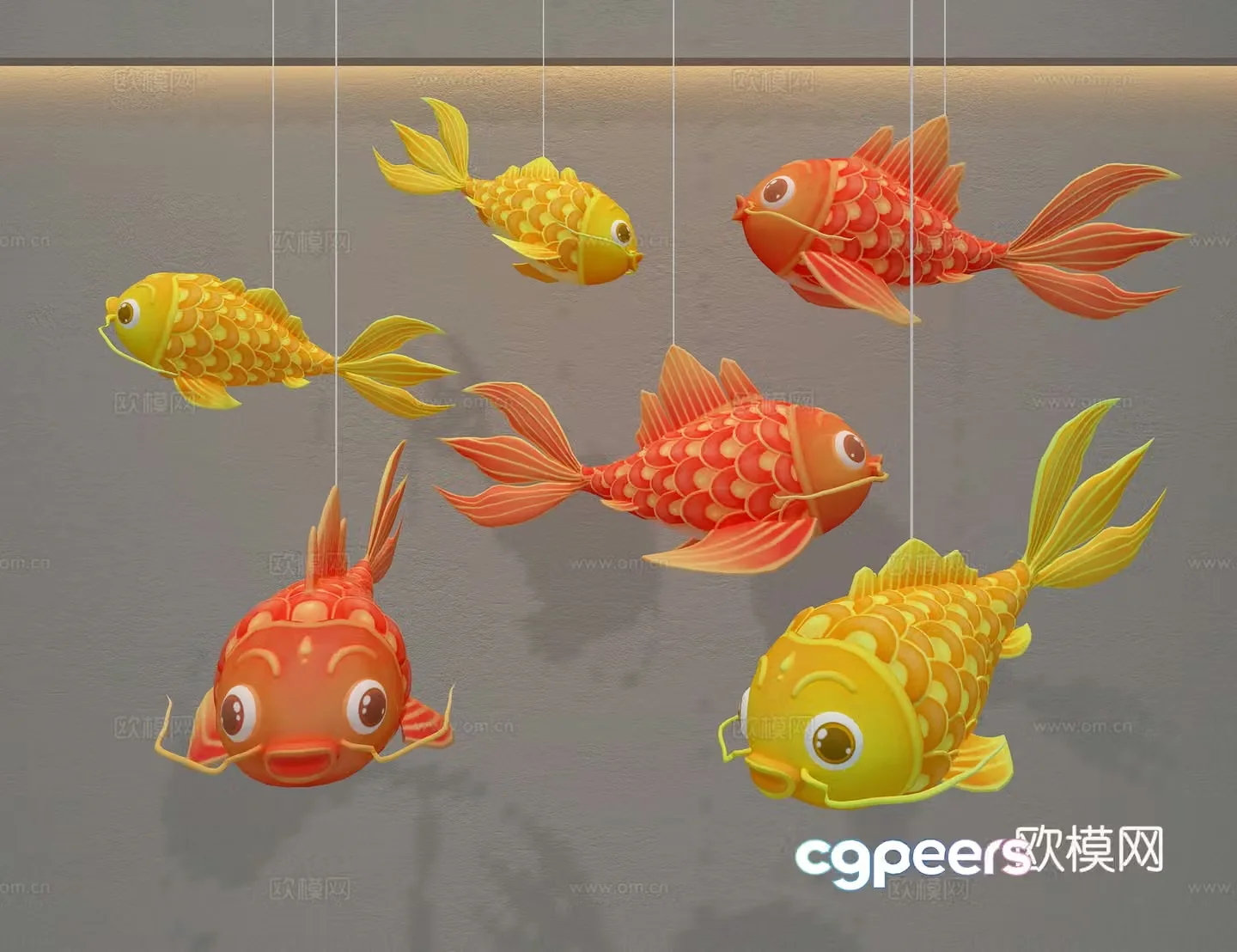 Lantern Fish 3D Model
