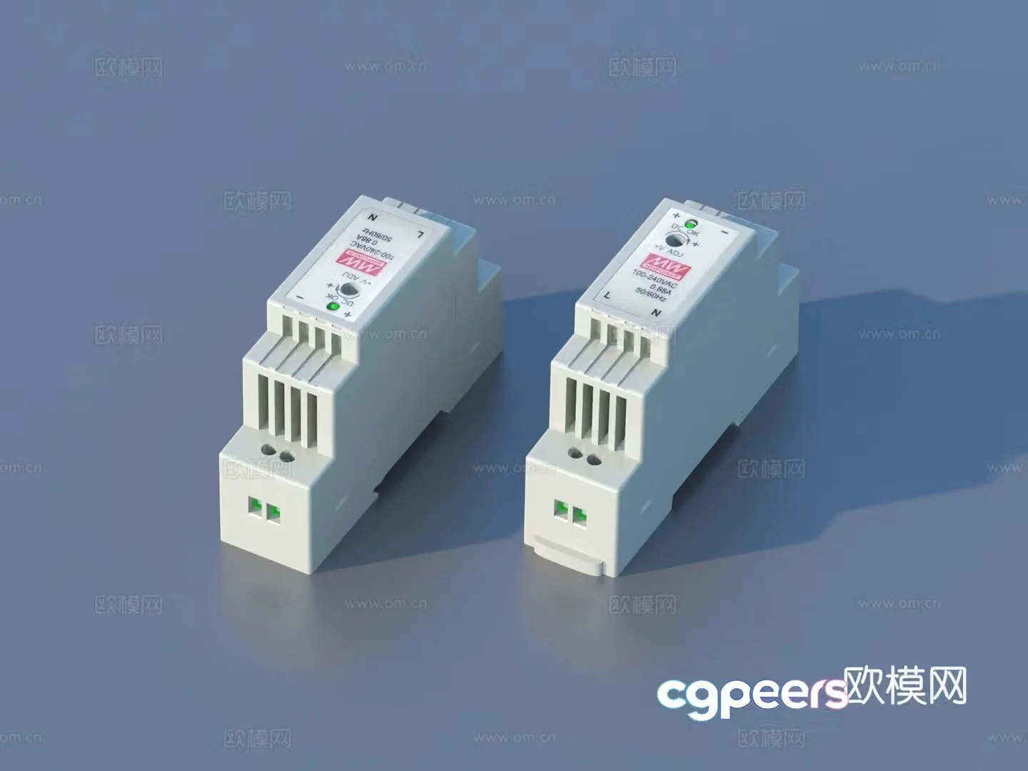 Circuit breaker leakage protection switch air switch 3d model