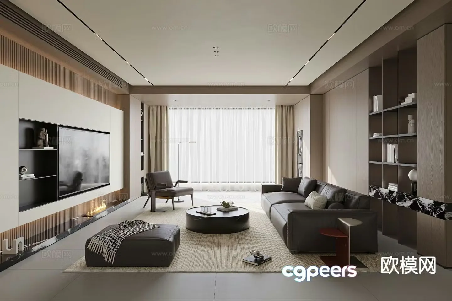 Italian living room 3d model