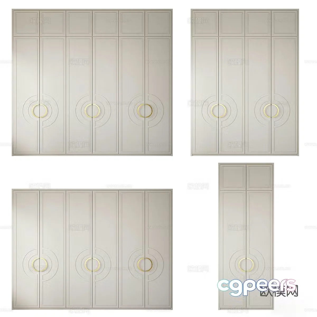 Decorative cabinet 3d model