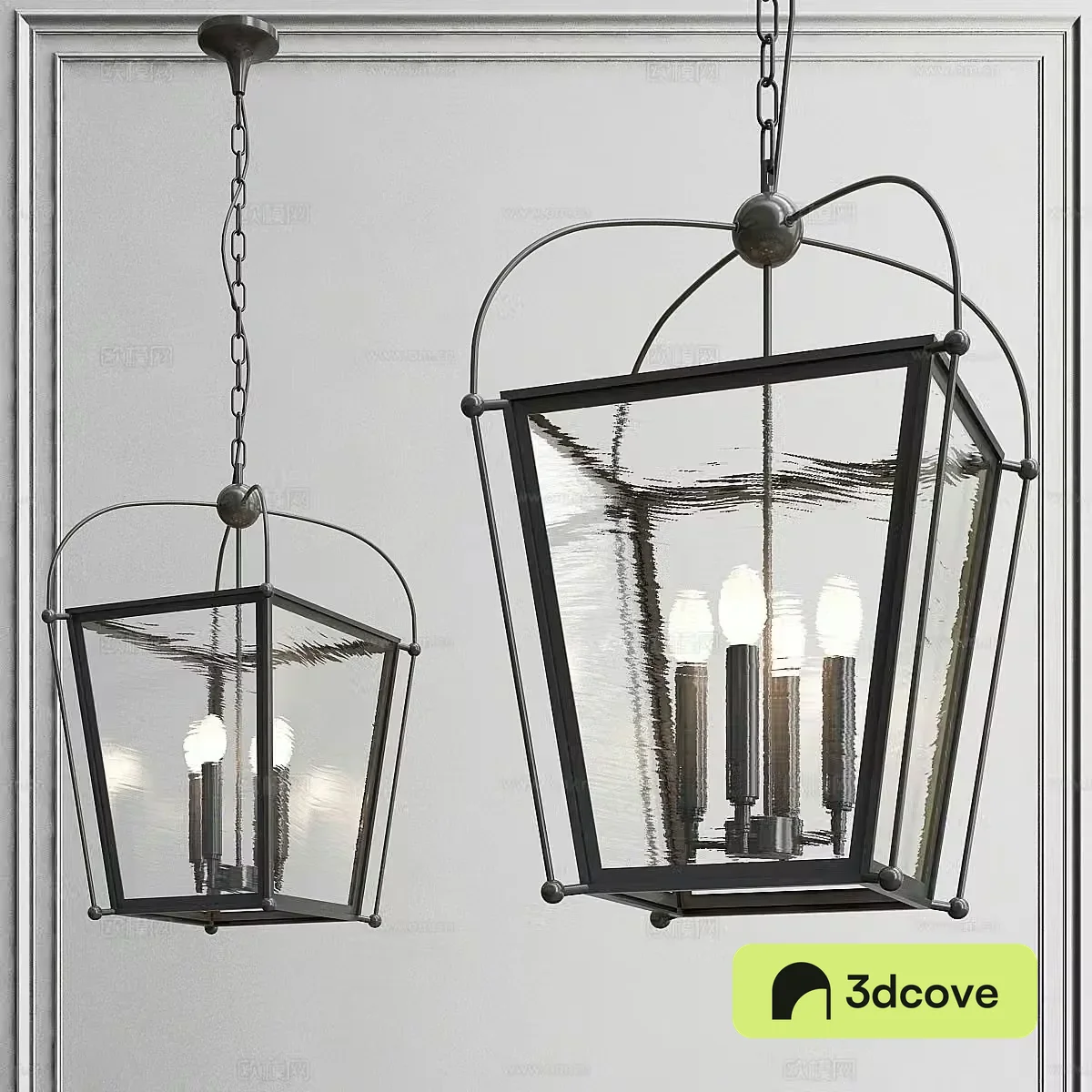 Industrial style chandelier creative chandelier