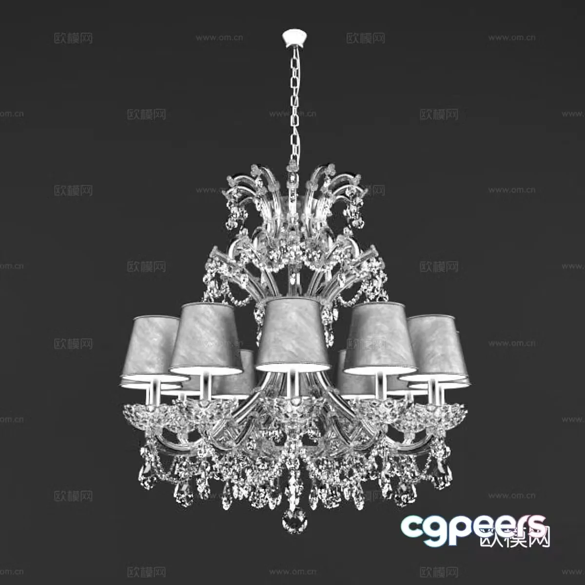 Masiero Chandelier 3d Model