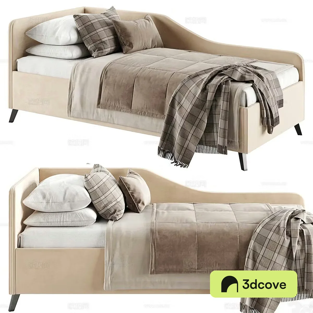 Modern single bed