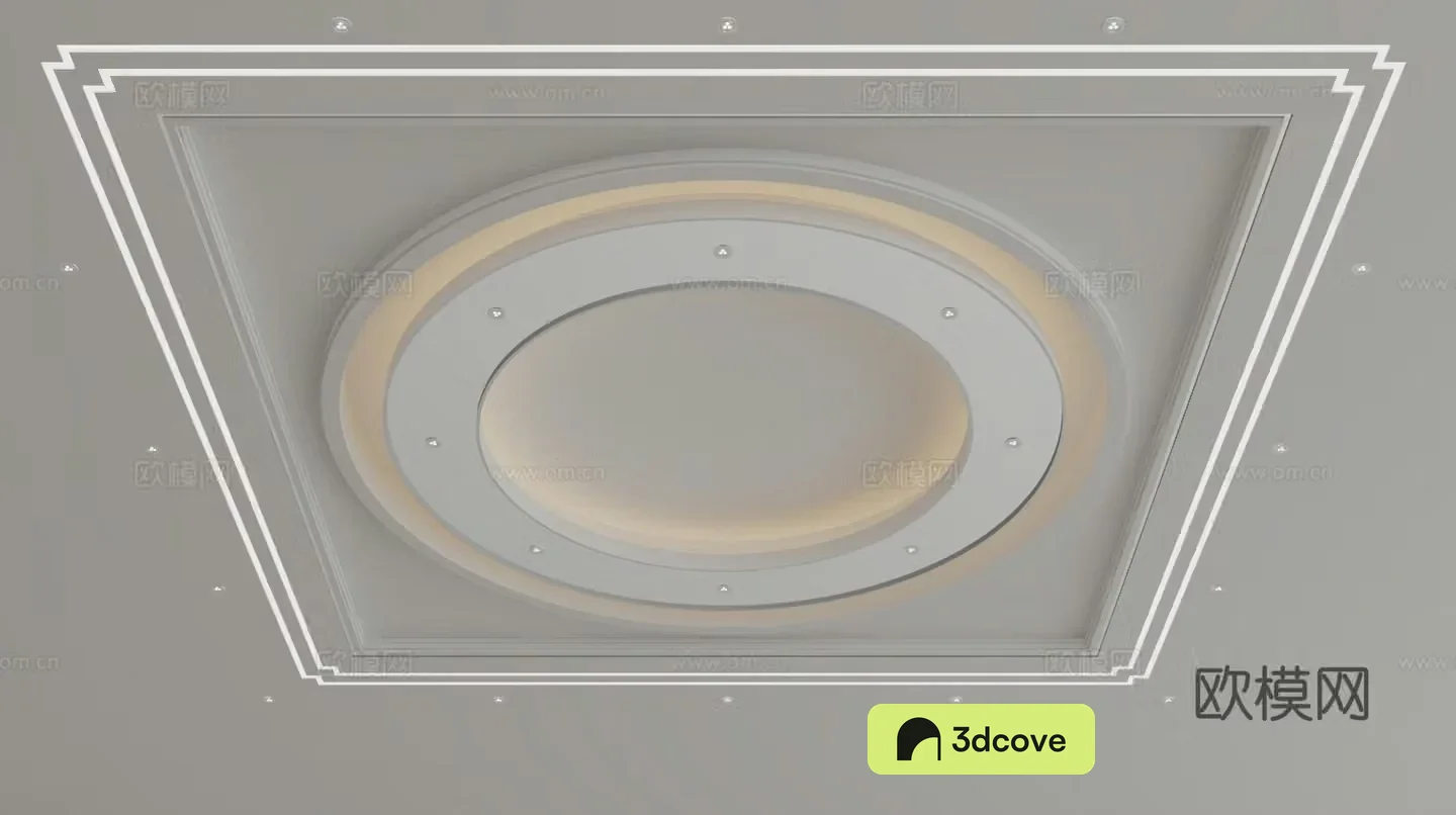 New Chinese style ceiling