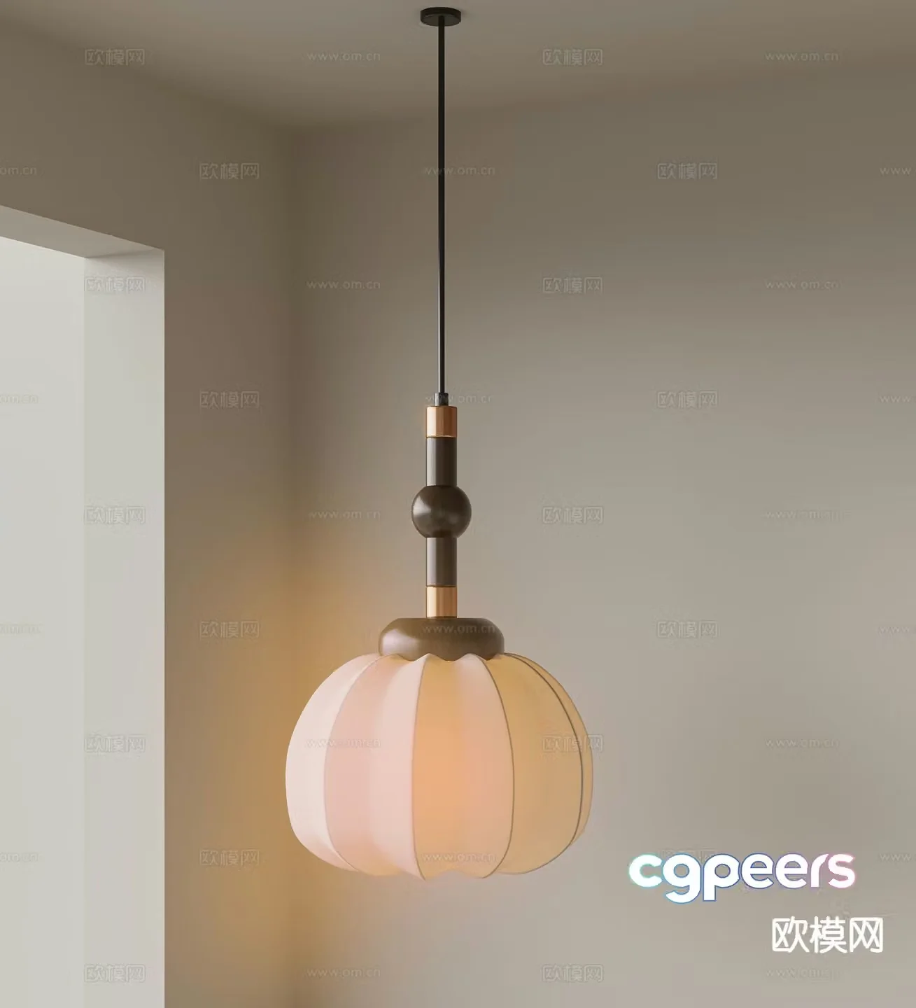 3D model of medieval style chandelier