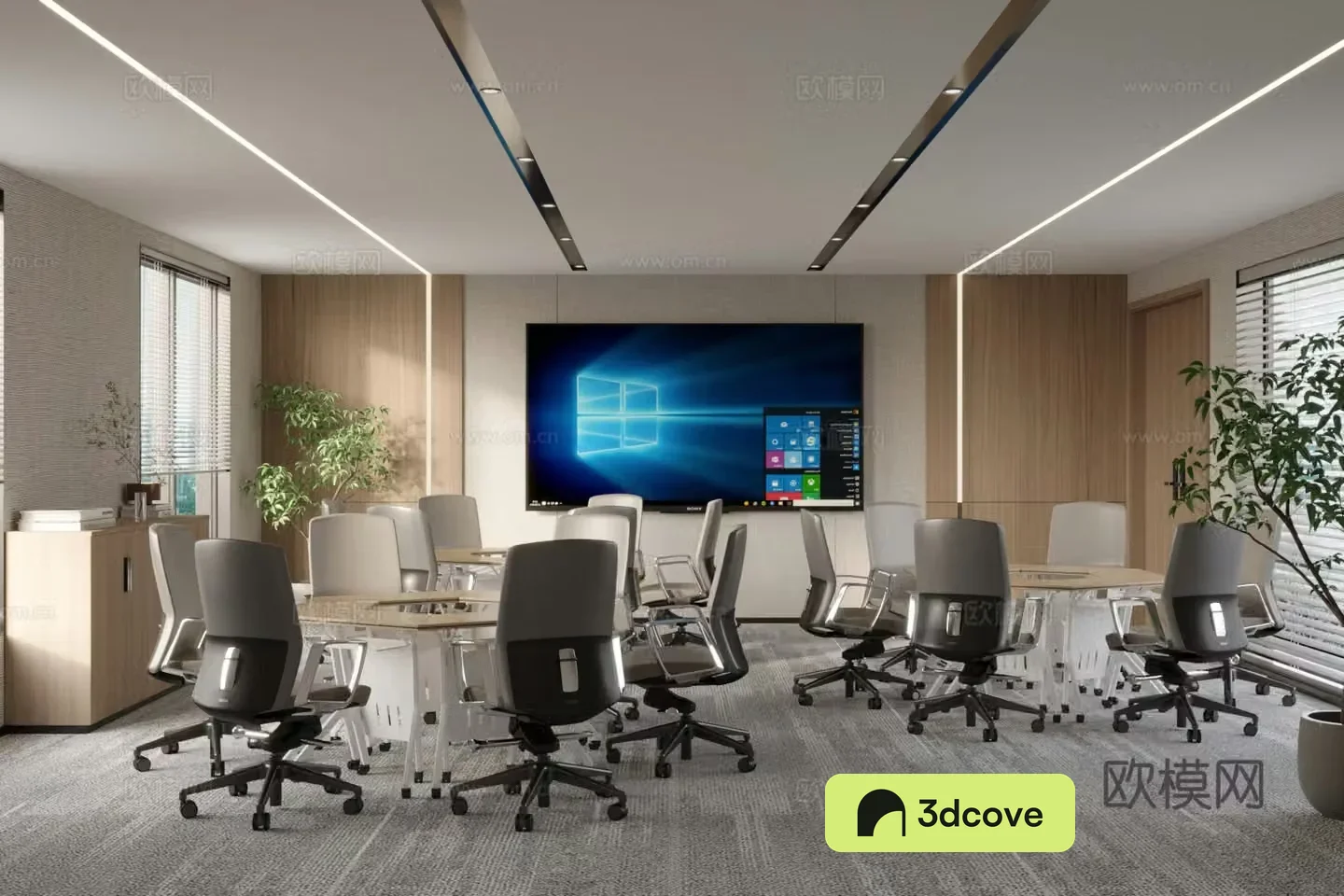Modern conference room
