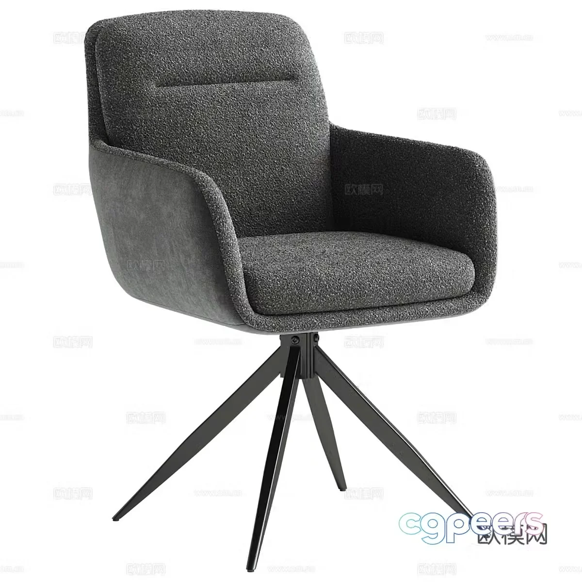 Modern office chair 3D model