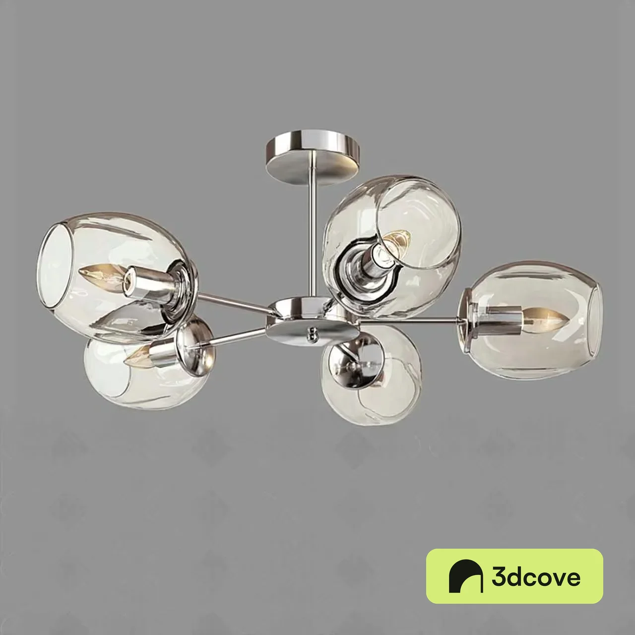 Modern Glass Light Fixture