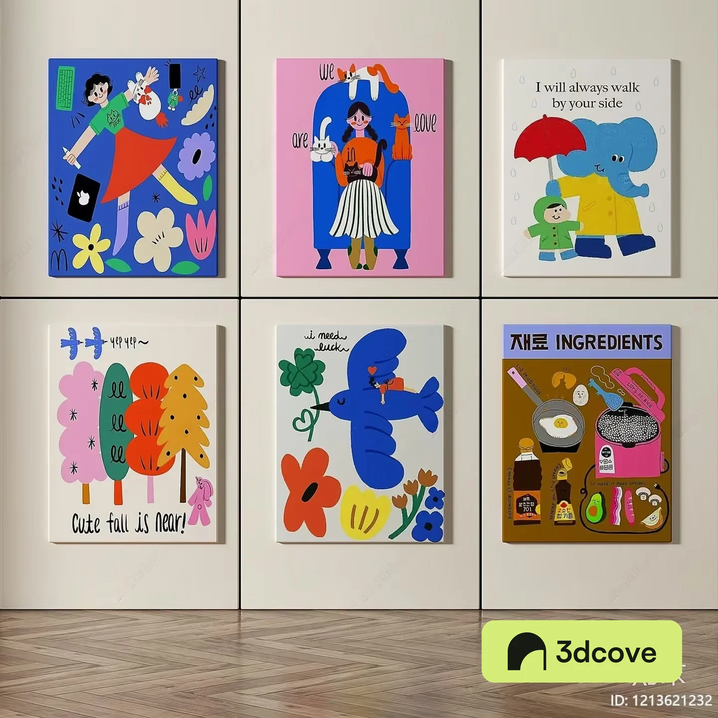 A Collection Of Colorful Whimsical Posters
