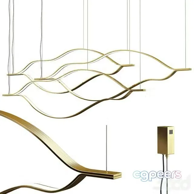 3ds Max Free – Trudy pendant lights