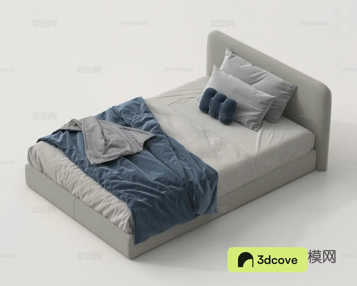 Single bed fabric bed