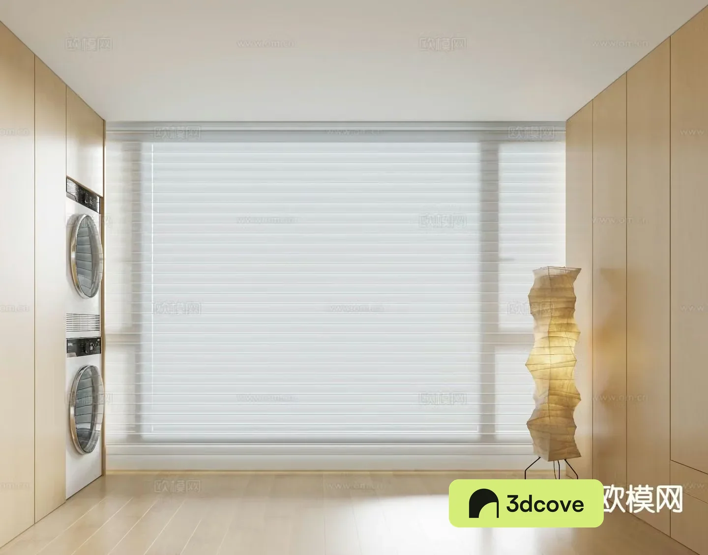 Modern Venetian Blinds Fantasy Curtains Laundry Room