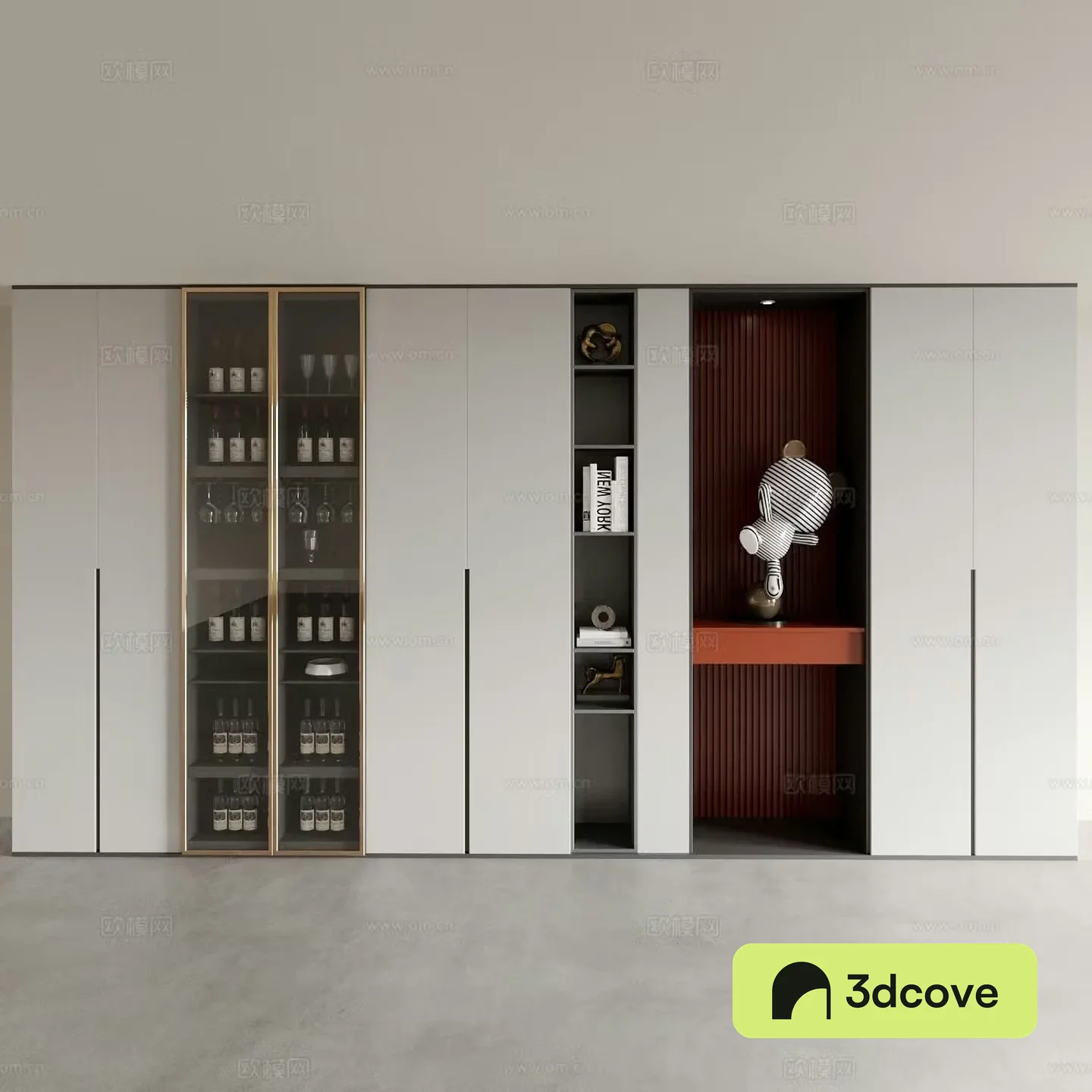 Modern wine cabinet
