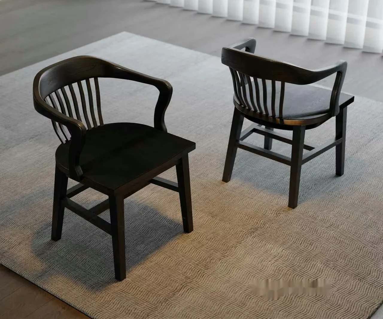 Wooden Office Chairs 3D Model – 3545 – VRAY Render