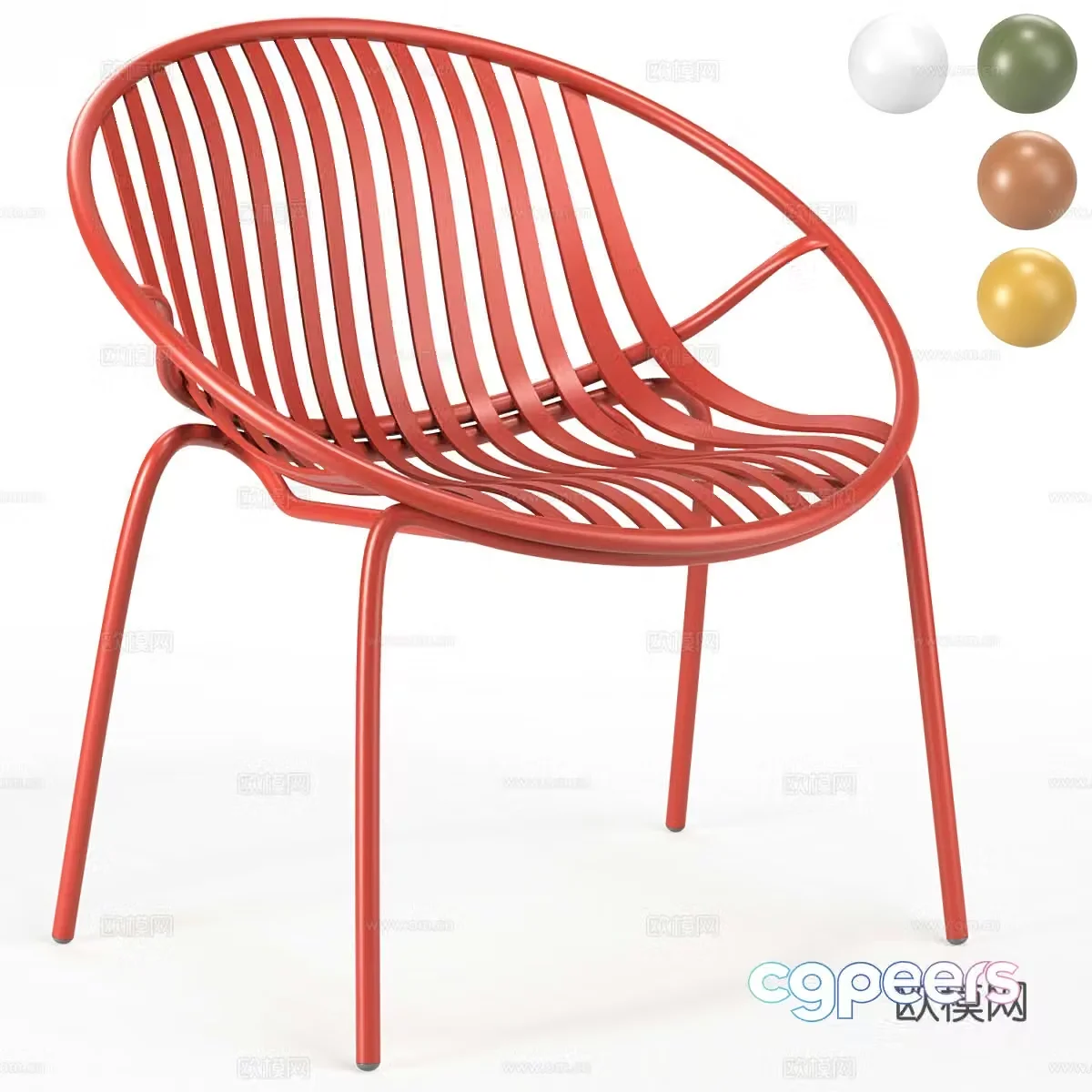 3d model of recliner