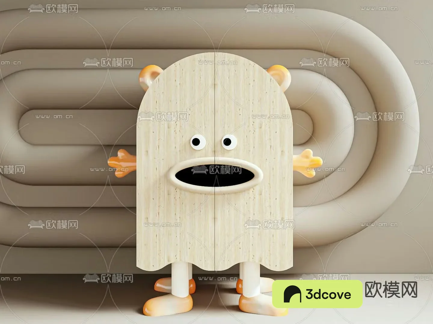 Children’s cabinet cartoon cabinet 3d model