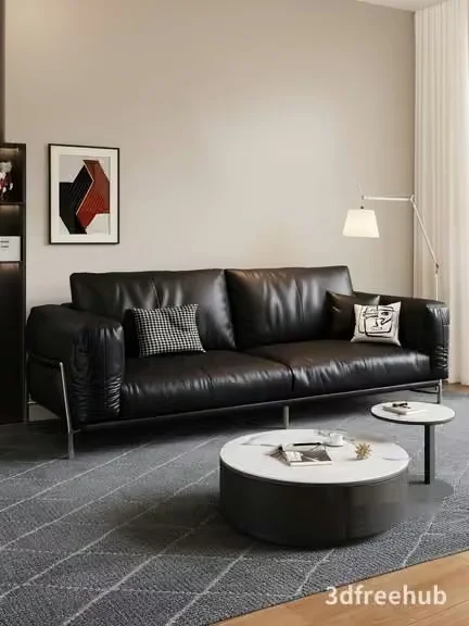 Modern Living Room 3D Model – 19617 – VRAY Render