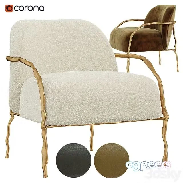 3ds Max Free – Hamilton Conte Lupa Armchair