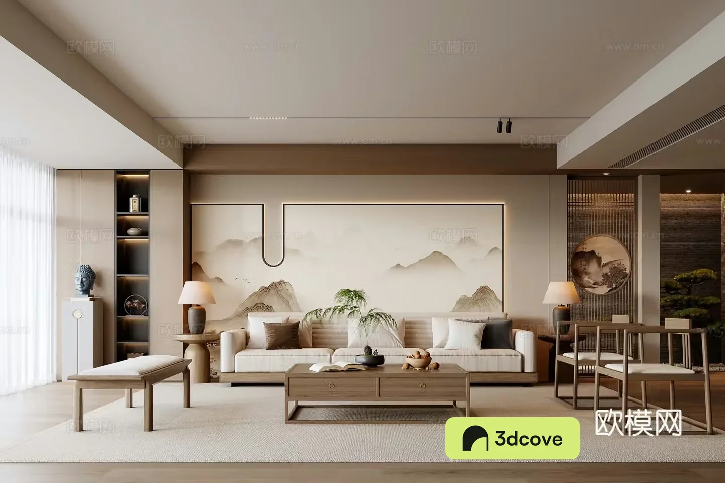 New Chinese living room