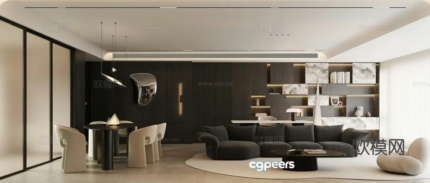 Italian restaurant 3d model