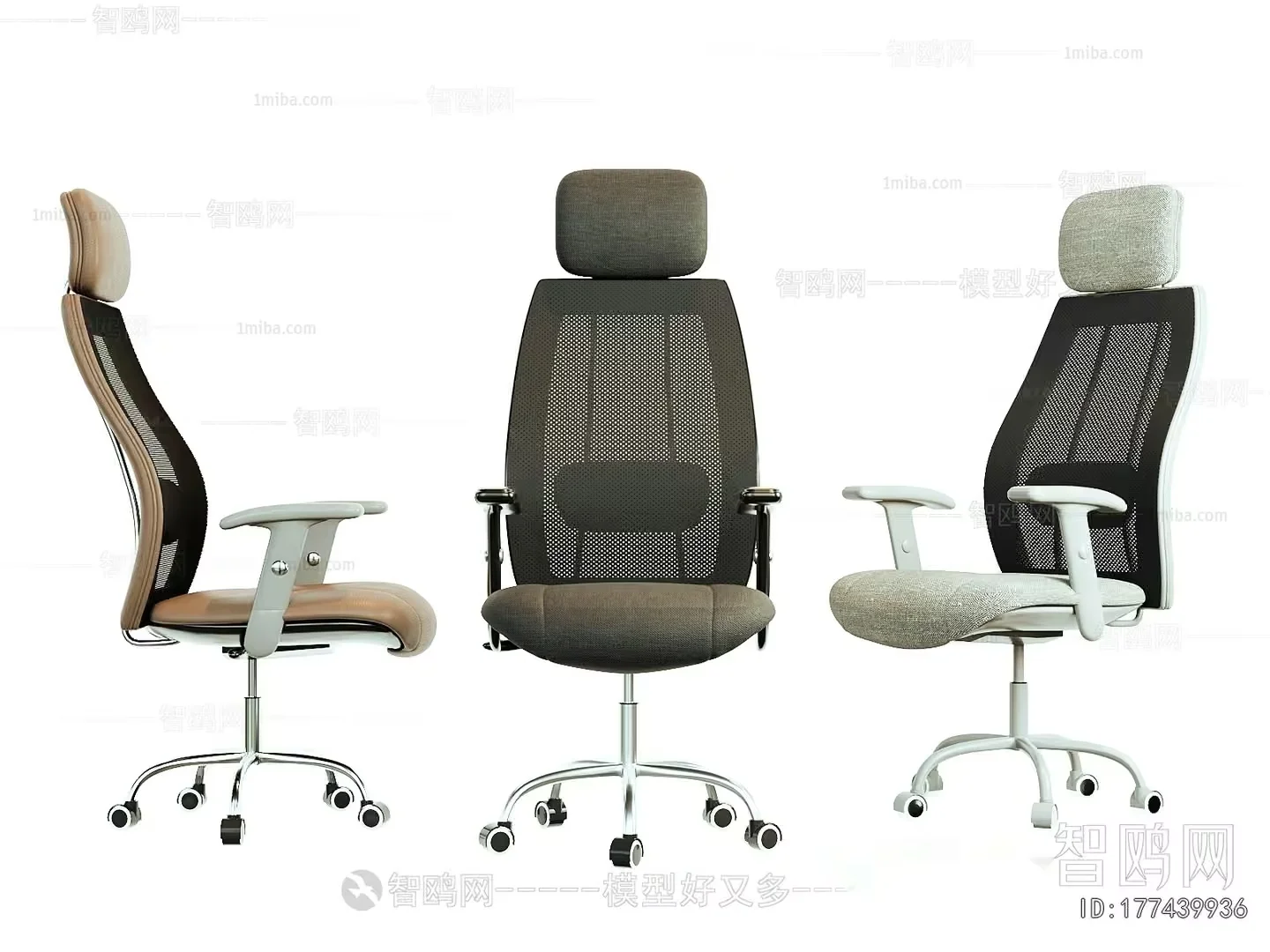 Modern Office Chair 3D Model – 18529 – VRAY Render