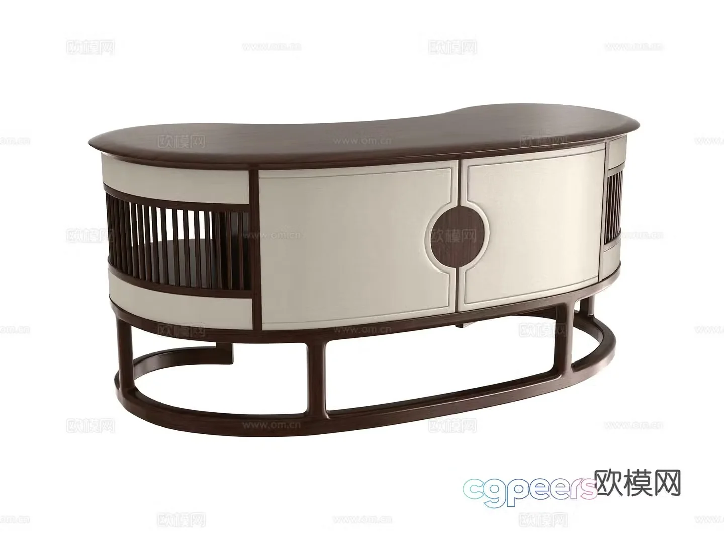 New Chinese style tea table tea table 3d model