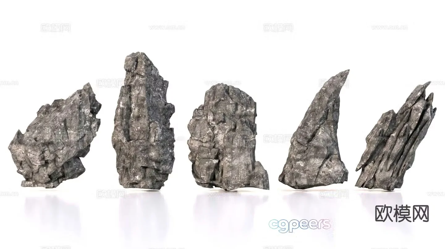 Rock Stone Stone Landscape Stone 3d model