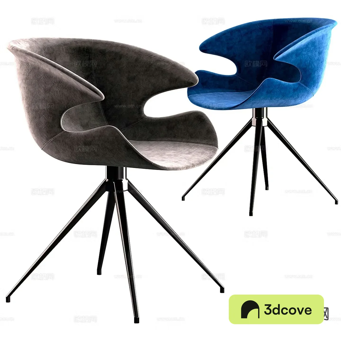 Modern single chair negotiation chair