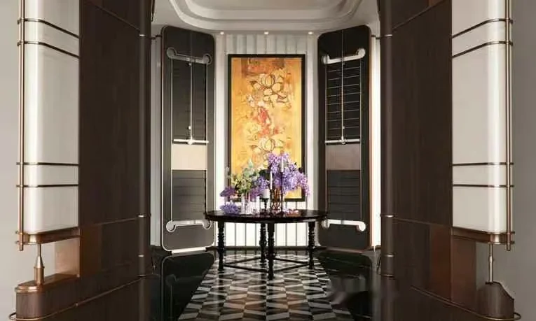 A Modern Hallway 3D Model – 2088 – CORONA Render