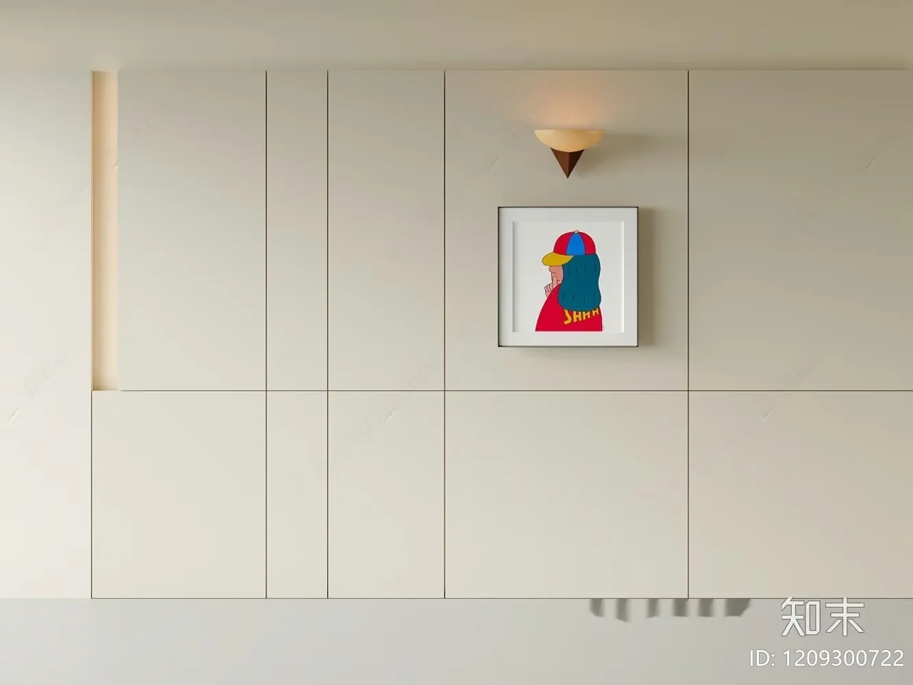 Modern Art Piece 3D Model – 16200 – VRAY Render
