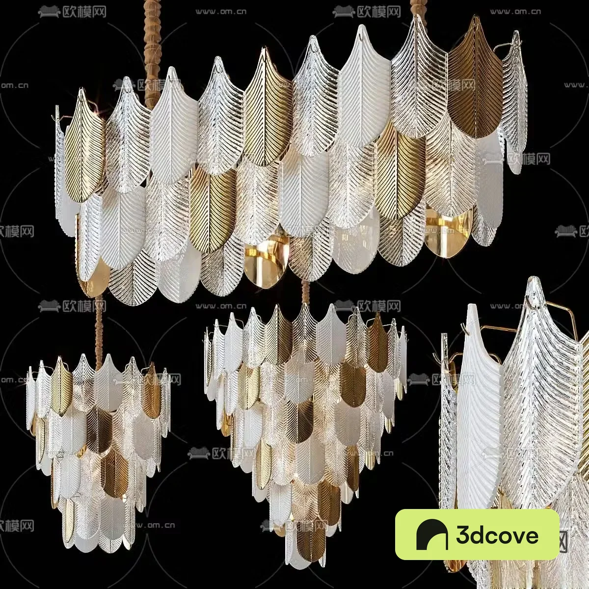 Lampatron Crystal Lamp Lobby Chandelier