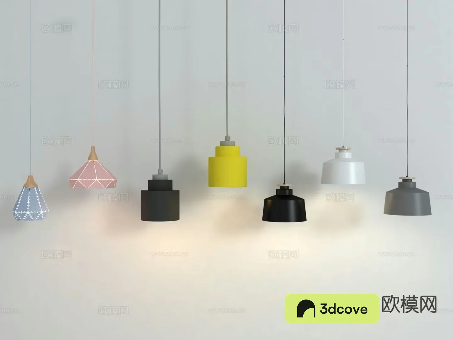 Nordic bedside small chandelier