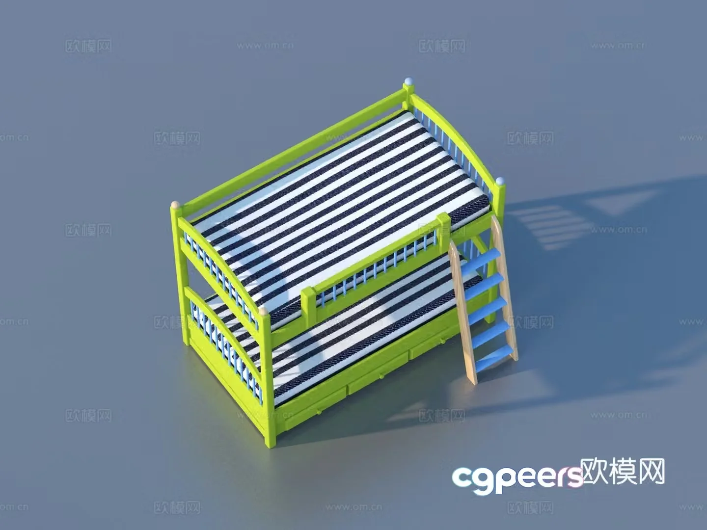 Going and getting out of bed Children’s bed 3D model