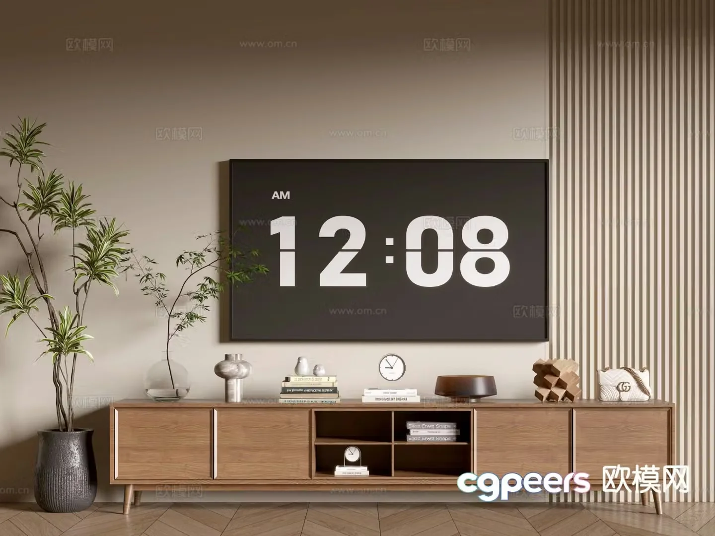 Wasabi TV Cabinet 3D Model