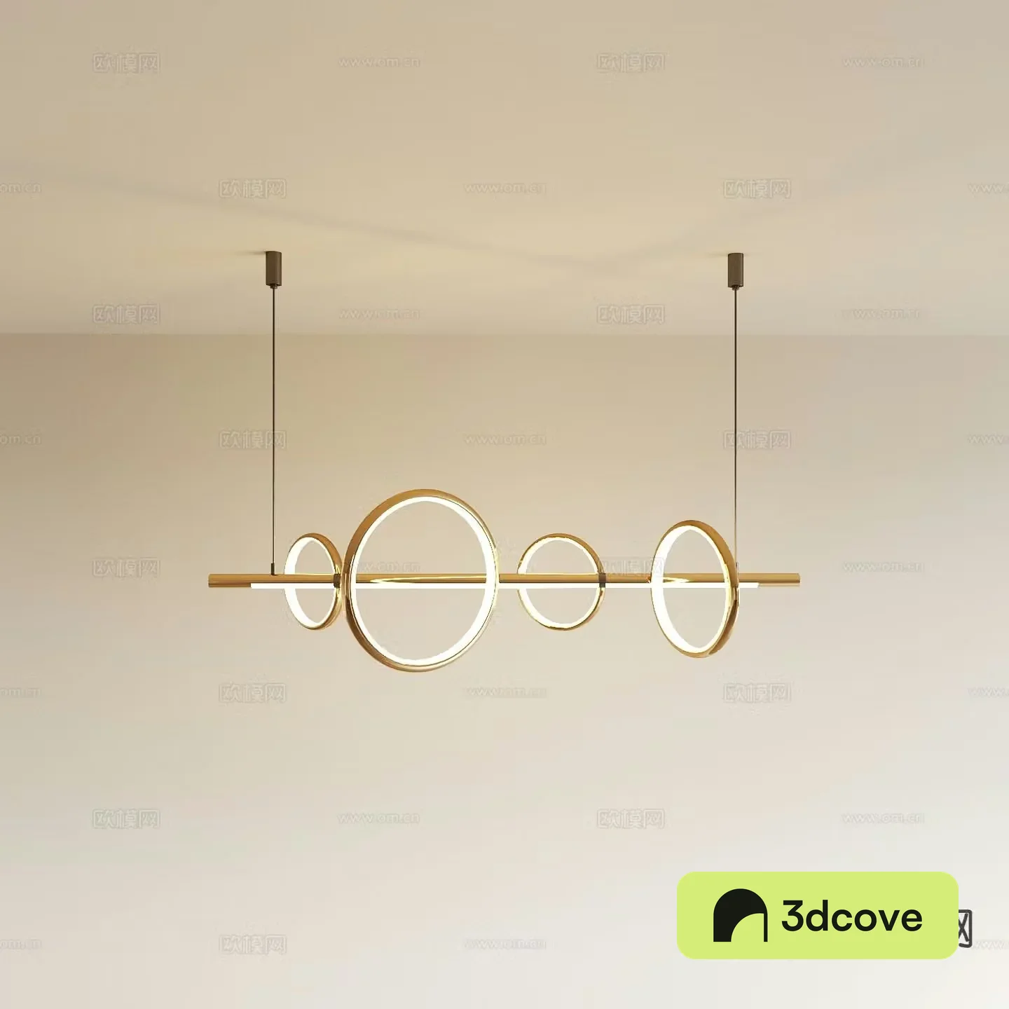 Light luxury chandelier restaurant chandelier
