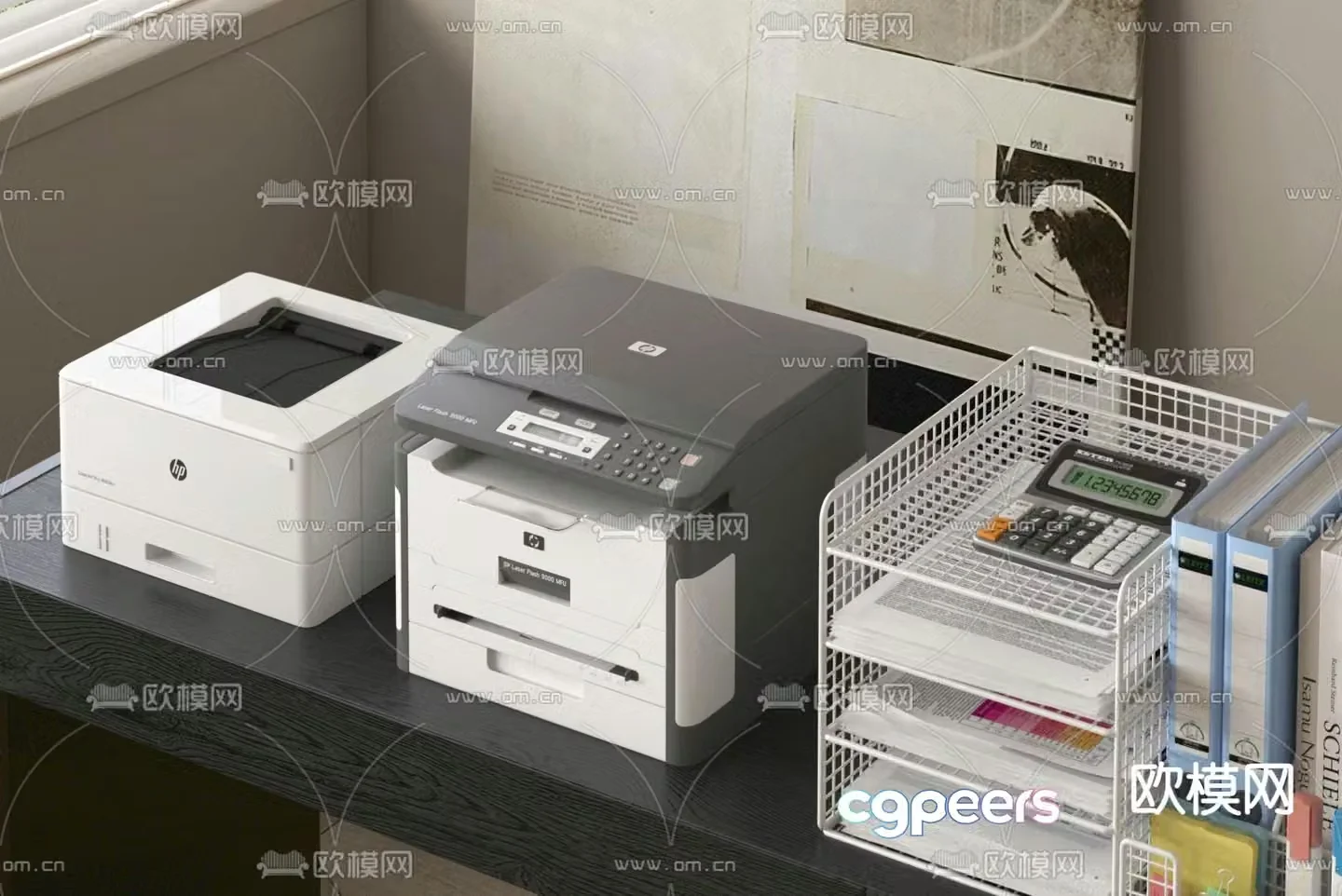 Printer Scanner Copier Office Supplies 3D Model