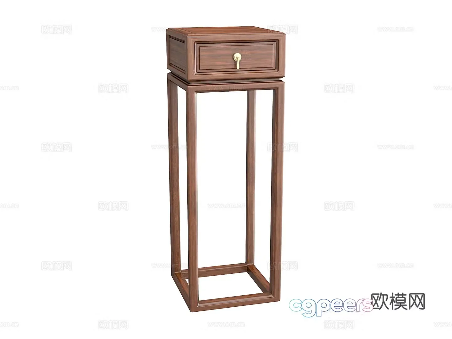 New Chinese flower stand 3D model