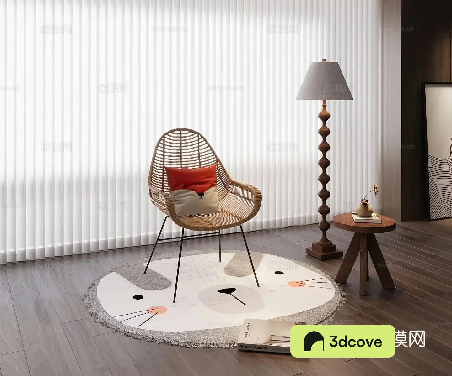 Rattan leisure chair