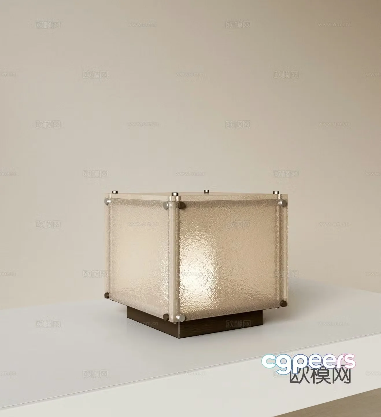 Wasabi retro desk lamp 3d model