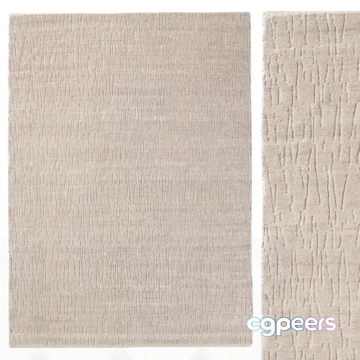 A Beige Rug 3D Model – 11311 – CORONA Render