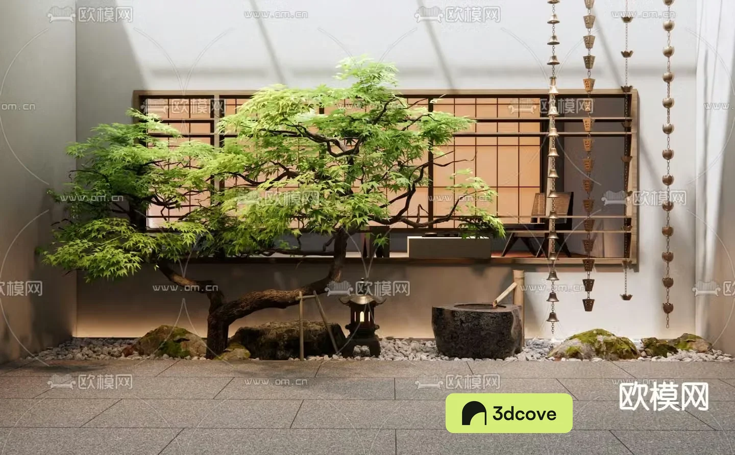 New Chinese style indoor landscaping