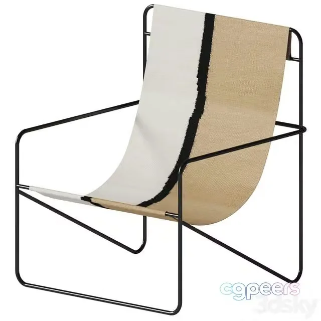 3ds Max Free – Desert Lounge Chair – SOIL