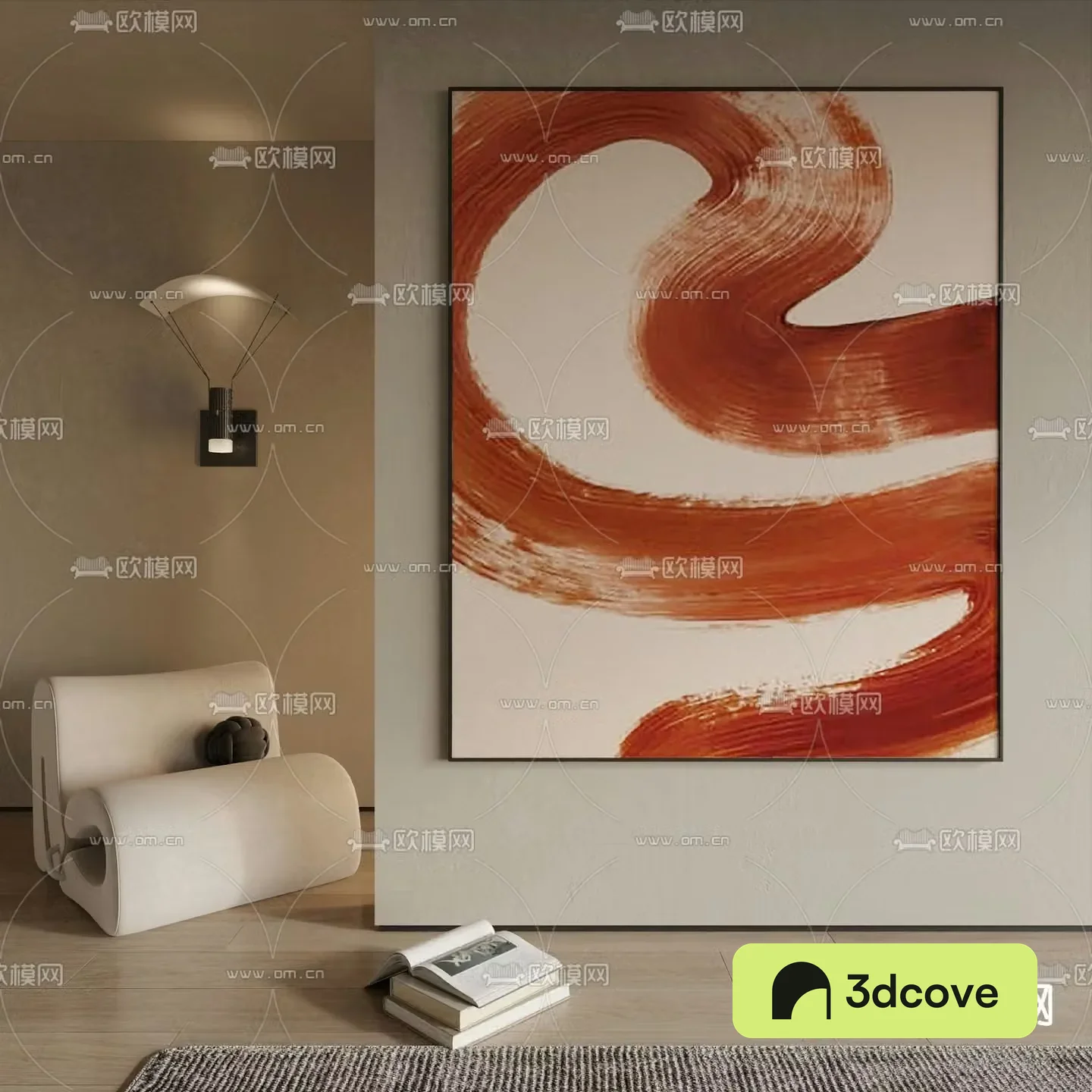 Simple painting Abstract painting Decorative painting