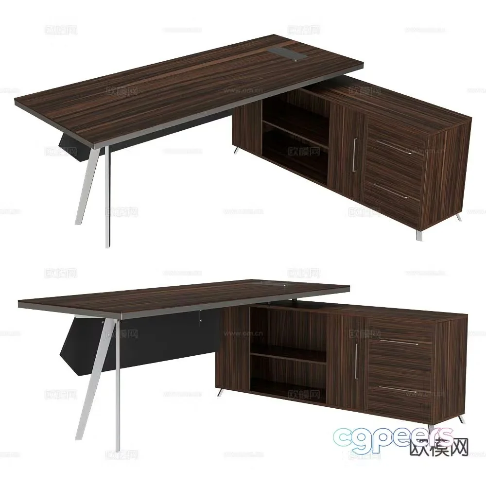 Bemondi desk office desk desk 3d model