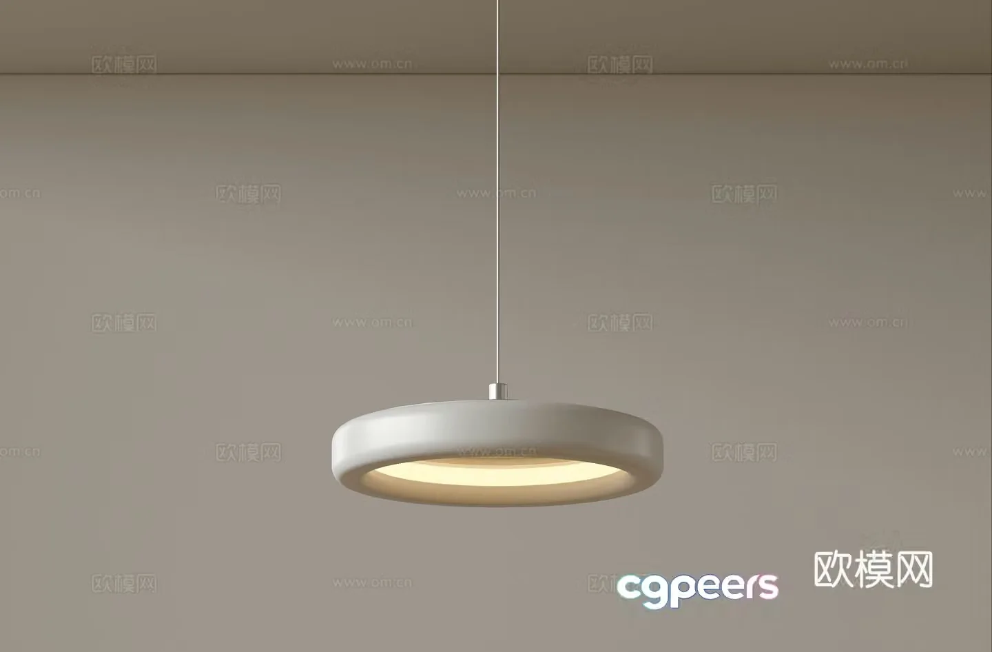 Modern minimalist small chandelier bedside chandelier 3d model