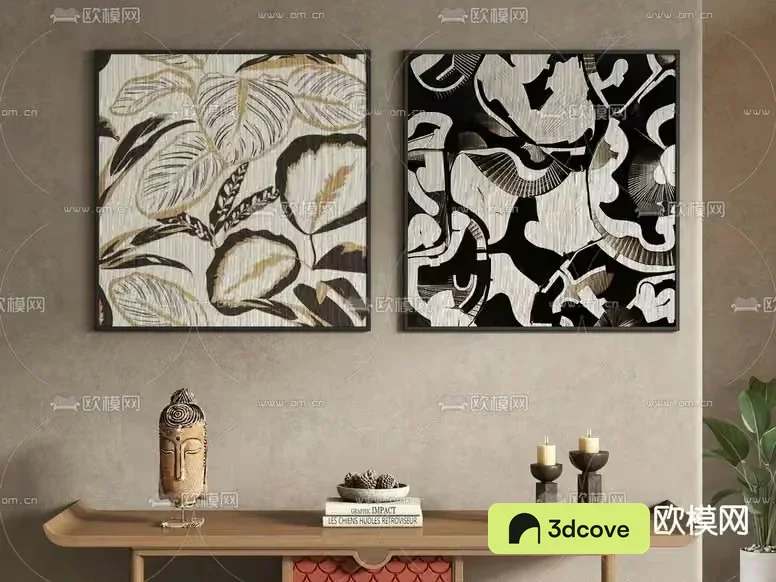 Modern Art Display