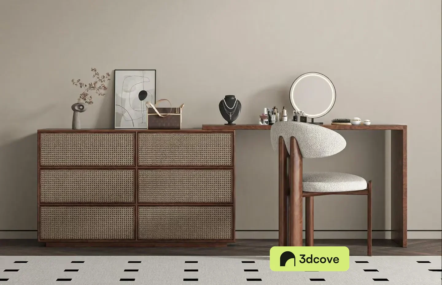 Modern Wooden Dresser