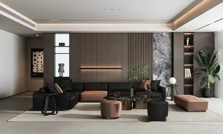 Modern Living Room 3D Model – 9384 – VRAY Render